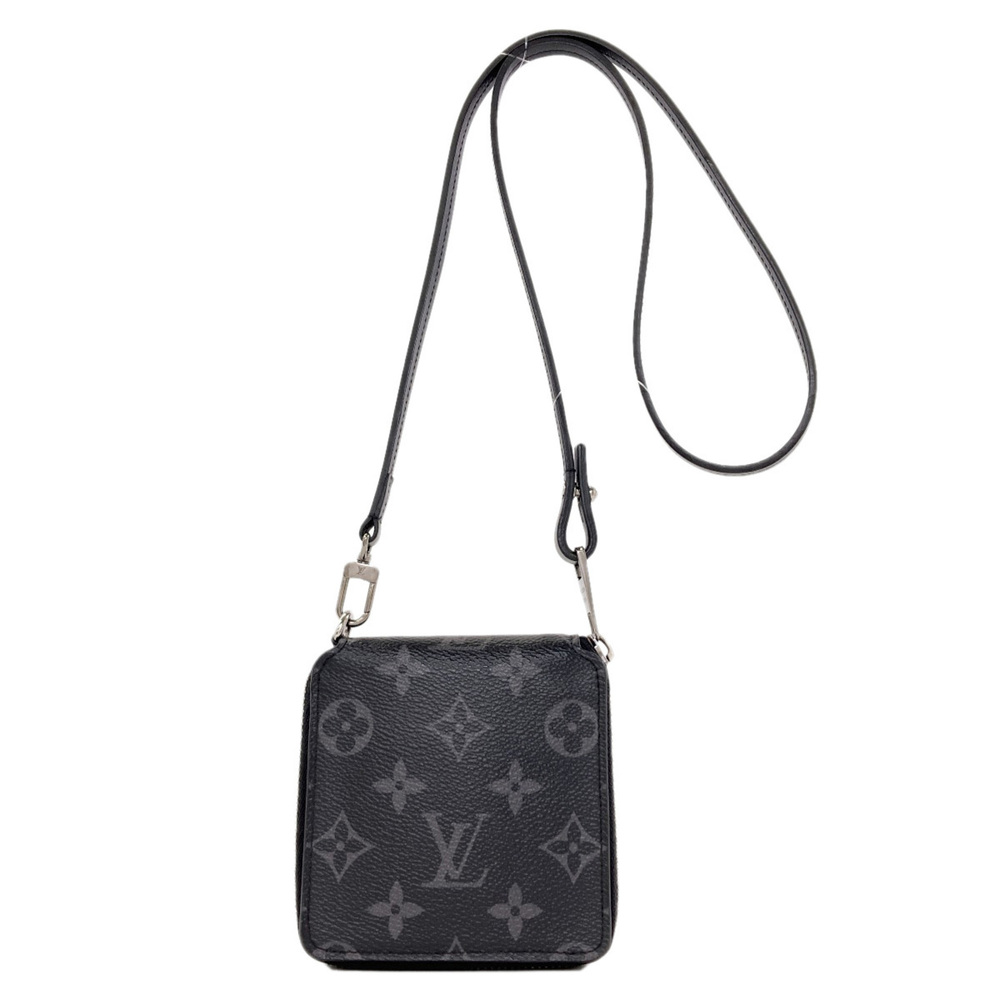 Louis Vuitton M80426 Zippy Compact Wallet Bi-fold Monogram Eclipse Men's LOUI...